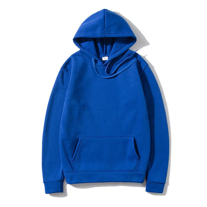 Unisex Solid Color Hoodie – Streetwear Fleece