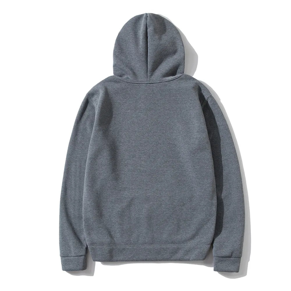 Unisex Solid Color Hoodie – Streetwear Fleece
