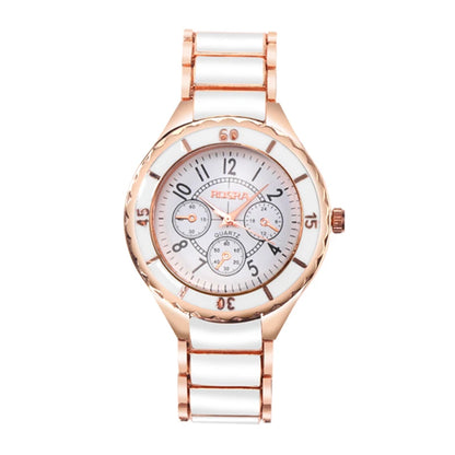 Women’s Rose Gold Quartz Steel Watch