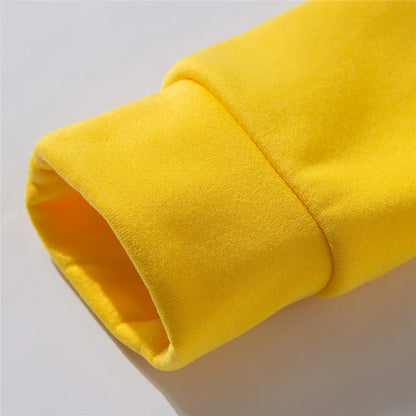 Unisex Solid Color Hoodie – Streetwear Fleece