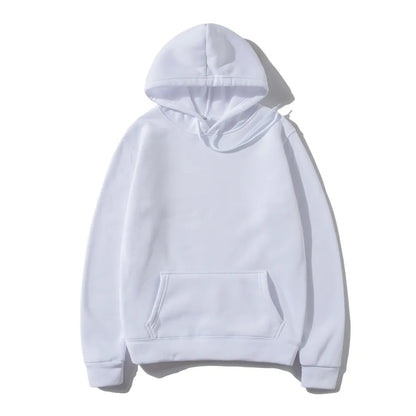 Unisex Solid Color Hoodie – Streetwear Fleece
