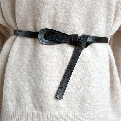 Women’s 110cm Knotted Bow Waist Belt