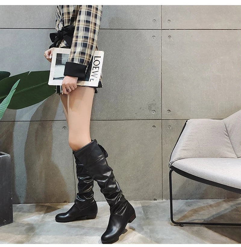 Women’s Knee-High Leather Boots