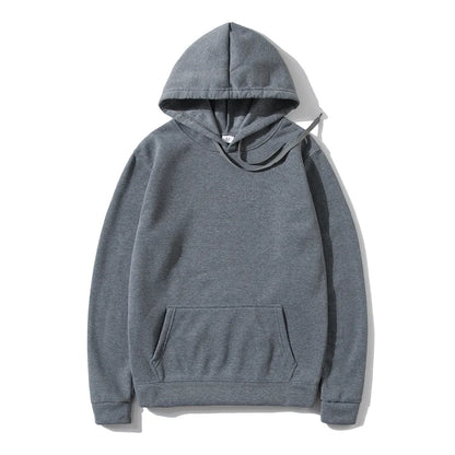 Unisex Solid Color Hoodie – Streetwear Fleece