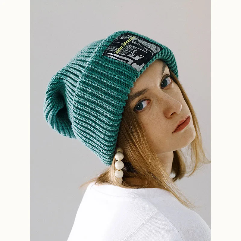 Oversized Knitted Winter Beanie