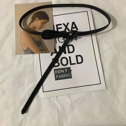 Women’s 110cm Knotted Bow Waist Belt