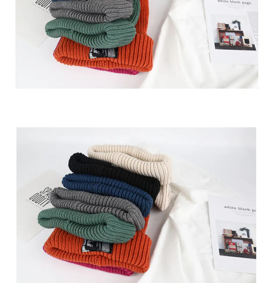 Oversized Knitted Winter Beanie