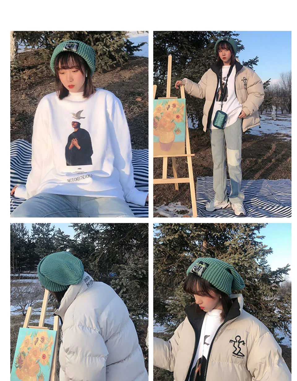 Oversized Knitted Winter Beanie