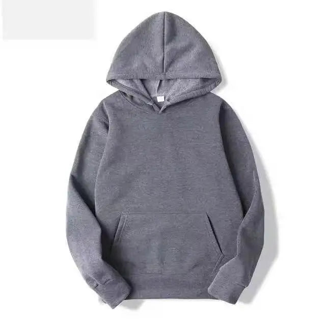 Unisex Solid Color Hoodie – Streetwear Fleece