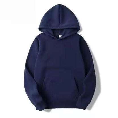 Unisex Solid Color Hoodie – Streetwear Fleece