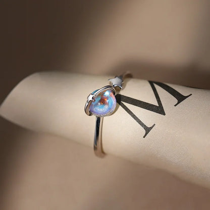 Women’s Planet Cat Eye Round Ring