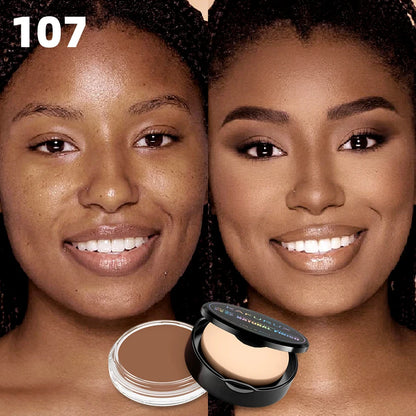 Matte Foundation Cream with Puff