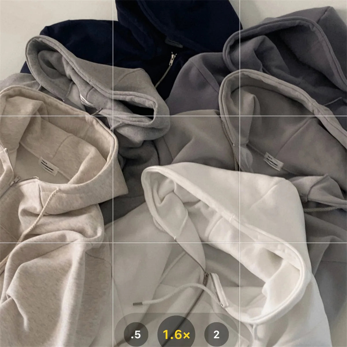 Women’s Retro Oversized Zip-Up Hoodie