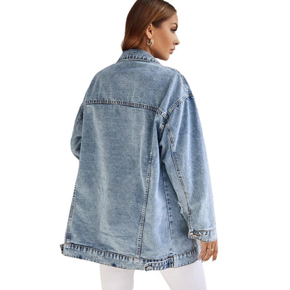 Women’s Distressed Denim Jacket