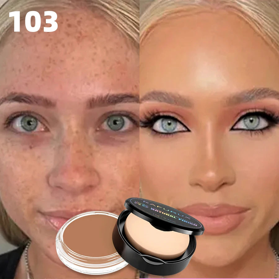 Matte Foundation Cream with Puff