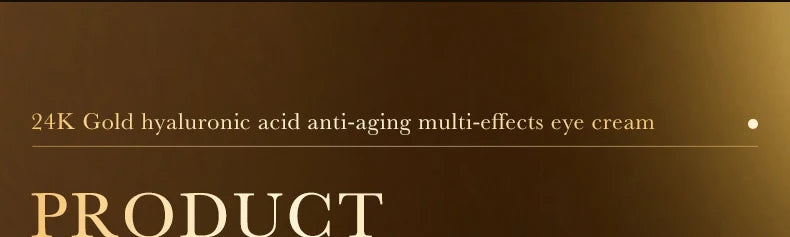 24K Gold Hyaluronic Eye Cream