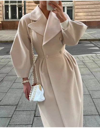 Women’s Vintage Double-Breasted Winter Coat