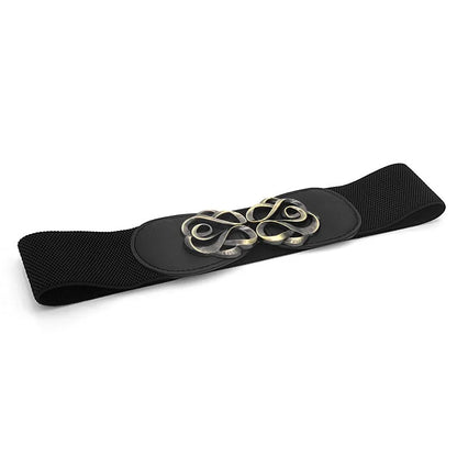 Women’s Elastic Waist Belt – Simple Fashion Buckle