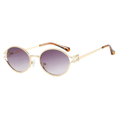 Unisex Designer Metal Sunglasses