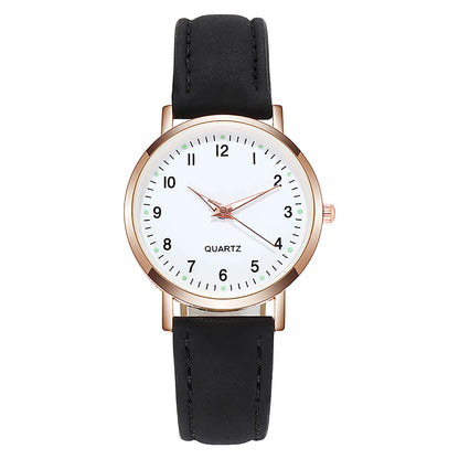 Women’s Luxury Leather Strap Quartz Watch
