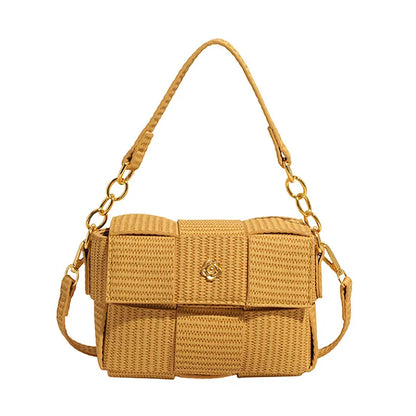 Women’s Woven Straw Tote Bag
