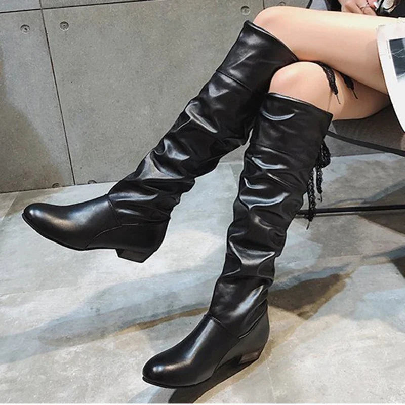 Women’s Knee-High Leather Boots