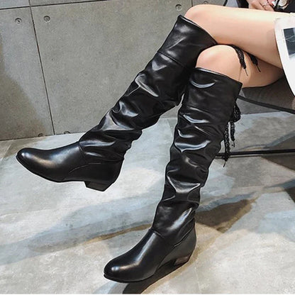 Women’s Knee-High Leather Boots