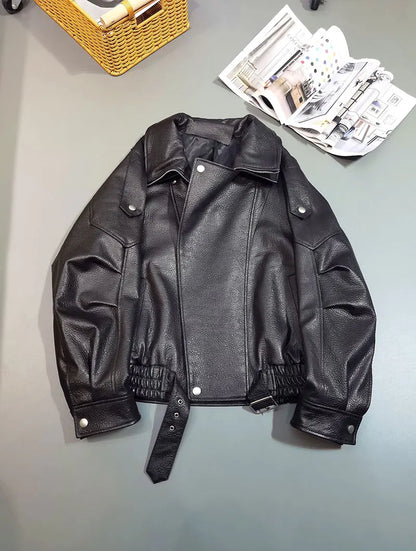 Women’s PU Leather Jacket