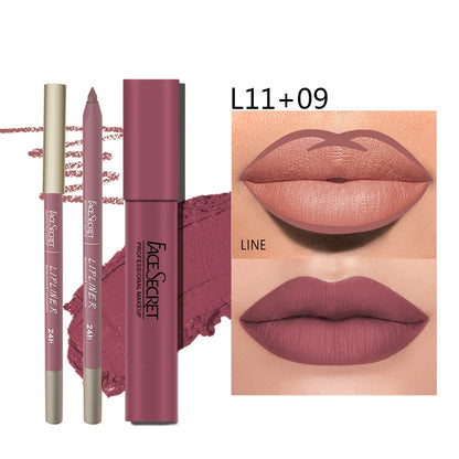 Soft Matte Lipstick & Liner Duo”