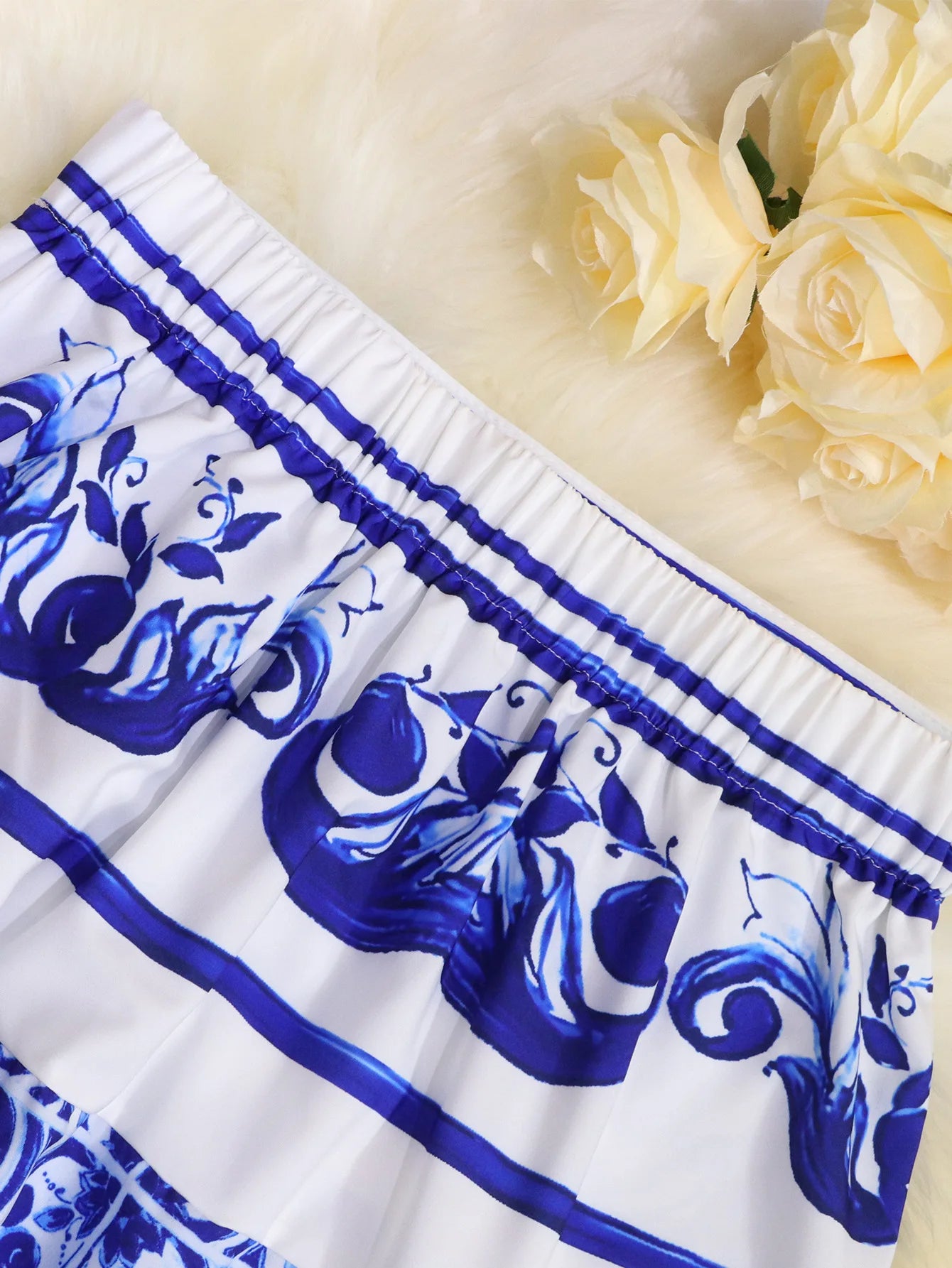 Women’s High-Waist Floral Maxi Skirt