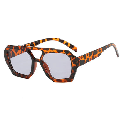 Unisex Vintage Square Sunglasses