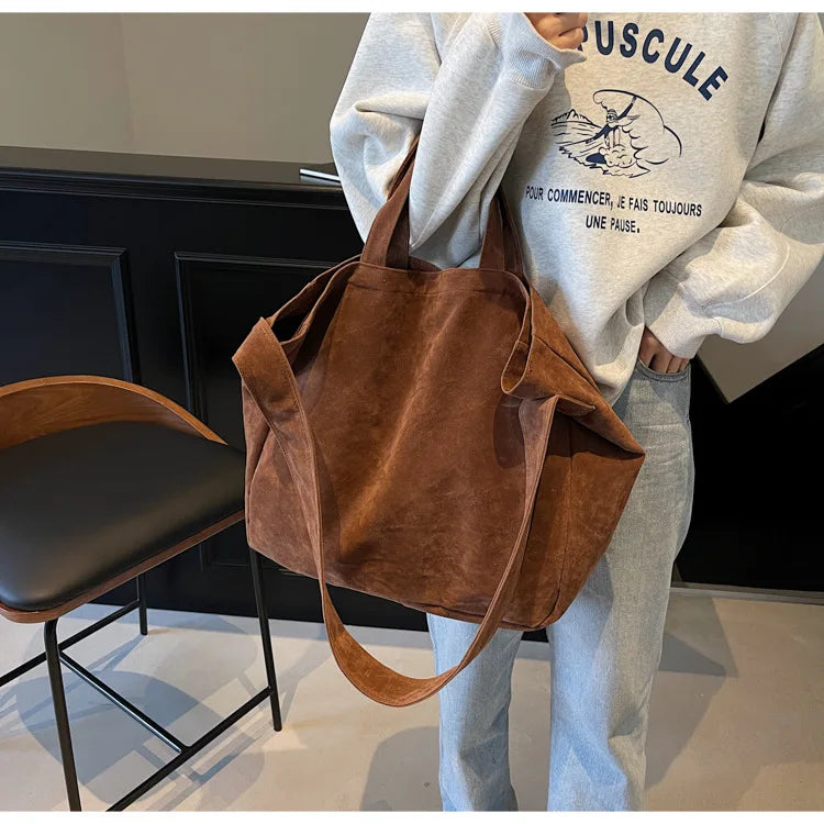 Women’s Suede Tote Bag