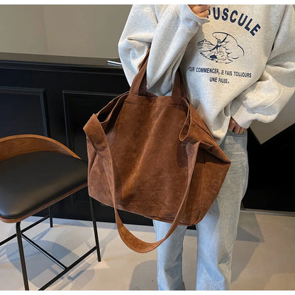 Women’s Suede Tote Bag