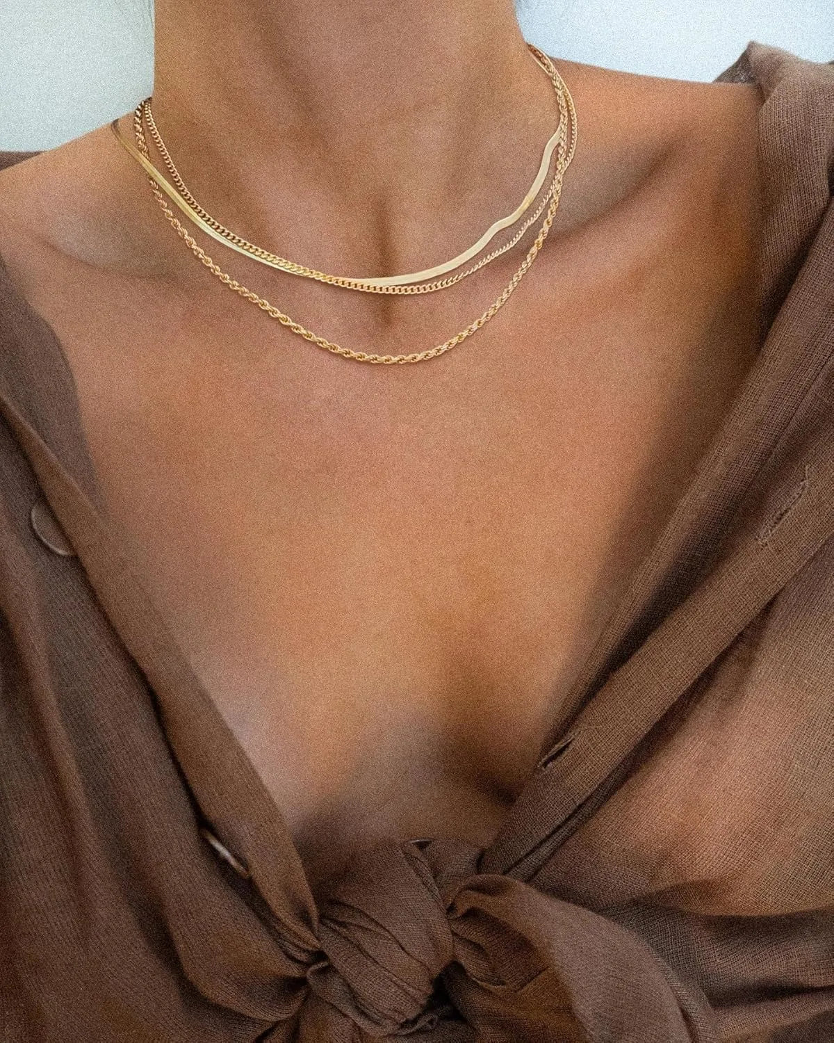 Women’s Gold Plated Snake Chain Necklace