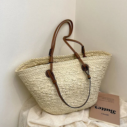 Women’s Handmade Woven Straw Tote