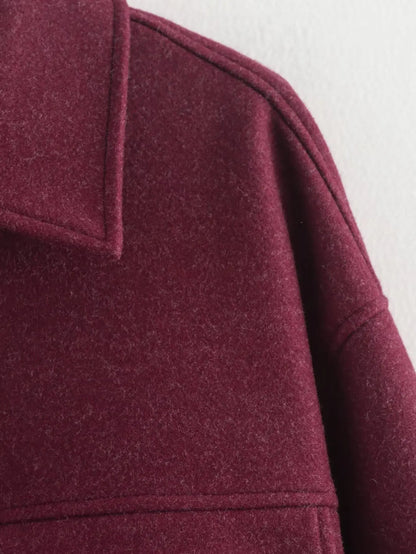 Women’s Suede Oversized Bomber Jacket