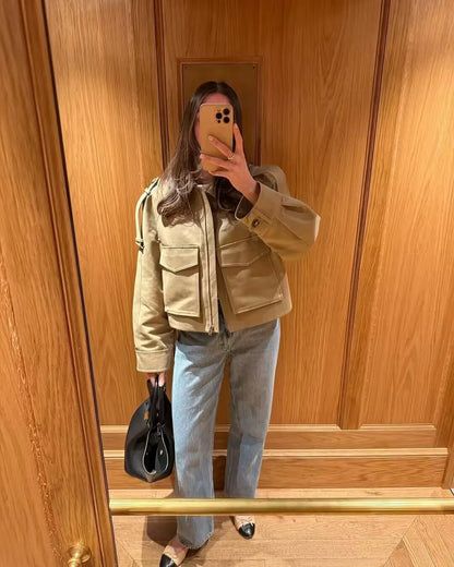 Women’s Turn-Down Collar Jacket