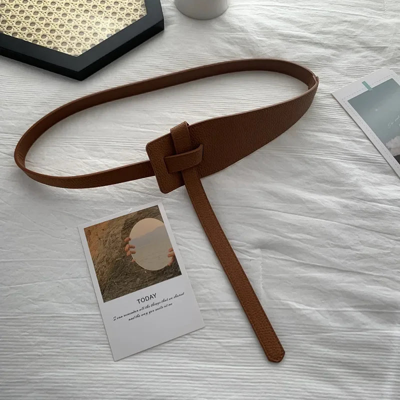 Women’s Designer PU Leather Waist Belt