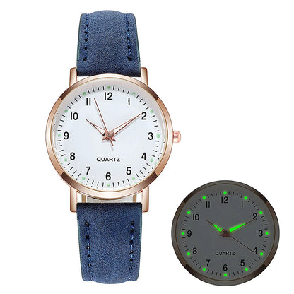 Women’s Luxury Leather Strap Quartz Watch