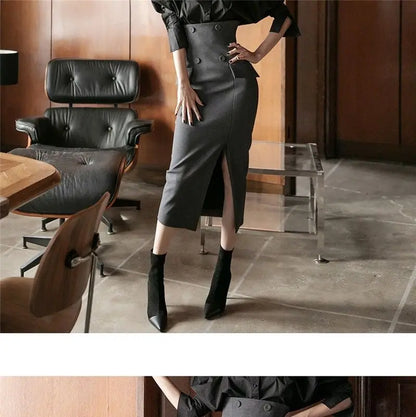 Women’s A-Line Slim Skirt – Korean Casual Style