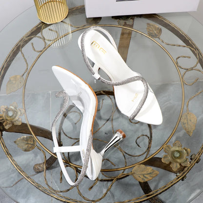 Women’s Stiletto Rhinestone Sandals