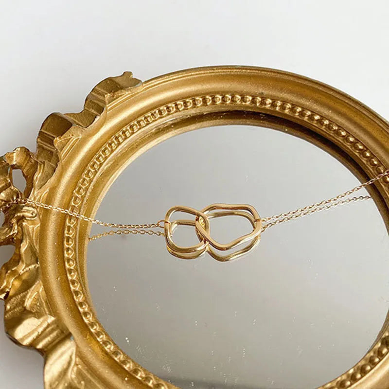 Women’s Geometric Round Necklace