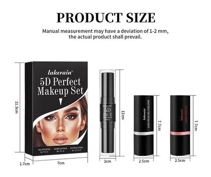 Makeup Set – Contour, Eyeliner & Lipstick