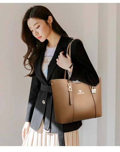Women’s Luxury Leather Shoulder Tote