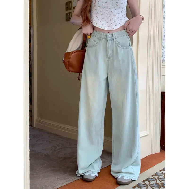 Women’s Vintage Wide-Leg Summer Jeans