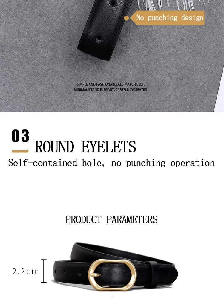 Women’s PU Leather Belt