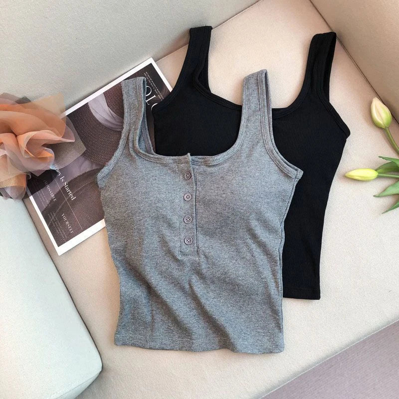Crop Top Women Sexy Sleeveless Tops Fashion Female Underwear Lady's Camisole Girl Basic T-shirt Vest Lingerie Bras Tube Tops Hot