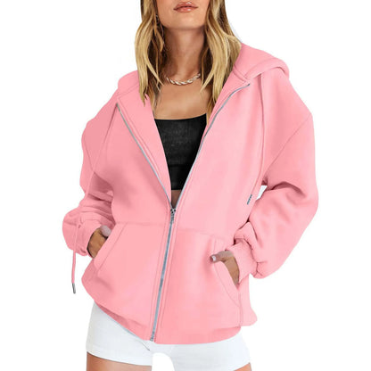 Women’s Oversized Zip-Up Hoodie