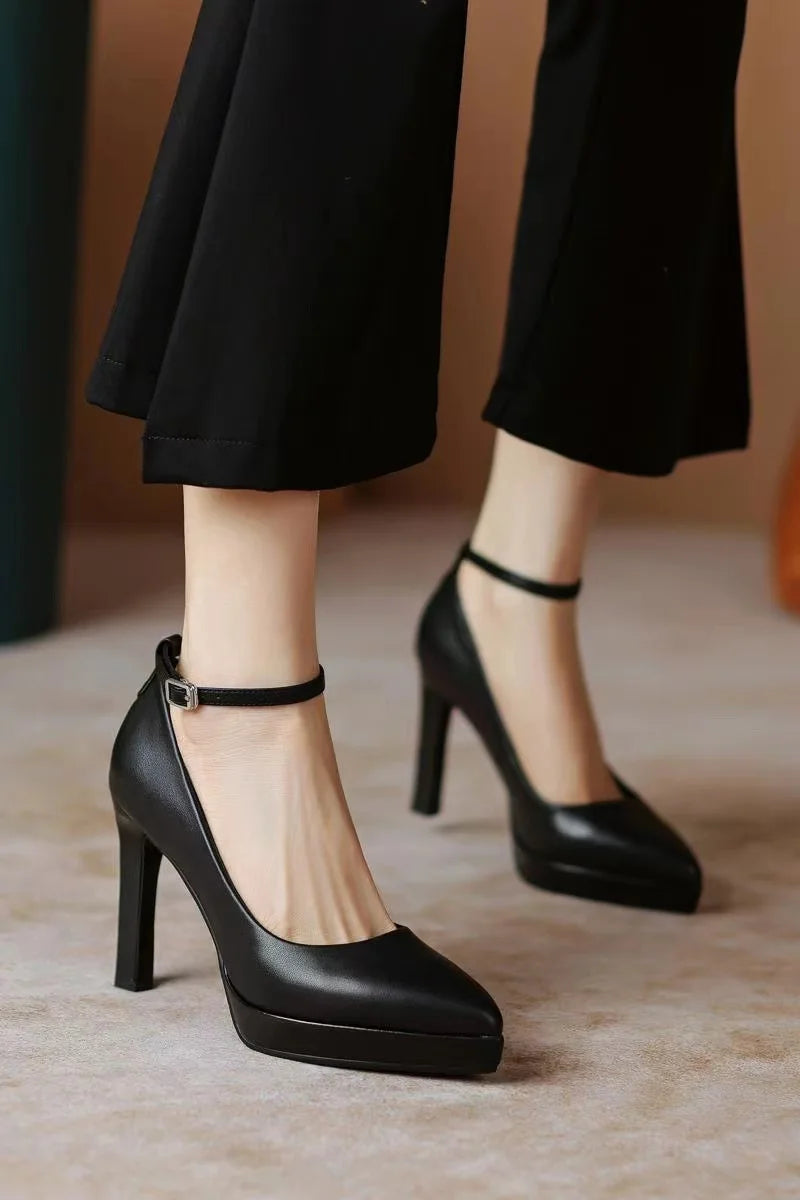 Women’s White Platform Stiletto Heels
