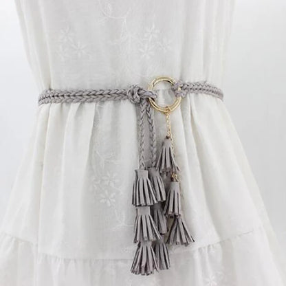 Women’s Boho Tassel Rope Belt